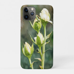 ホワイトローズバラバードアートフォンケース iPhone 11 PROケース