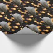 ホワイトローズバレンタインデラッピング紙 ラッピングペーパー (角)