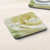 ホワイトローズパーソナル結婚ズ コースター (左側)