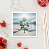 ホワイトローズビーチ砂 スタンダードカクテルナプキン (インサイチュ)