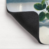 ホワイトローズビーチ砂 マウスパッド (コーナー)