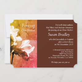 ホワイトローズフォーエバーズハートメモリアル 招待状