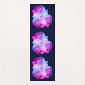 ホワイトローズフラワーアートブーケ ヨガマット (正面)