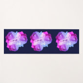 ホワイトローズフラワーアートブーケ ヨガマット (正面(横))