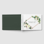 ホワイトローズフレームゲストブック ゲストブック (全面)