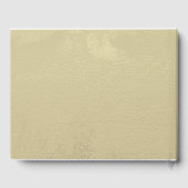 ホワイトローズフローラと金ゴールド結婚ズ ゲストブック (裏面)