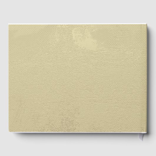 ホワイトローズフローラと金ゴールド結婚ズ ゲストブック (裏面)