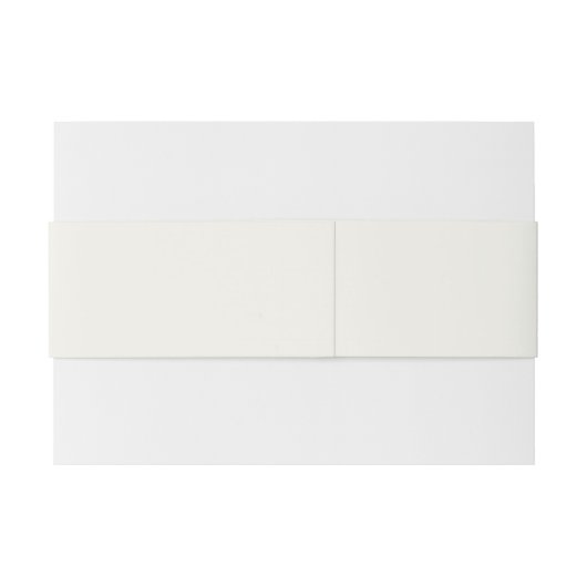 ホワイトローズフローラカスタムウェディングステッカー 招待状ベリーバンド (裏面例)