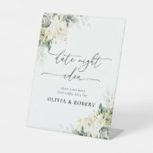 ホワイトローズフローラデイトナイトアイディアサイン 台座サイン (正面)