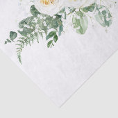 ホワイトローズフローラブーケウォータカラー 薄葉紙 (詳細)