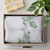 ホワイトローズフローラブーケウォータカラー 薄葉紙 (ギフト)