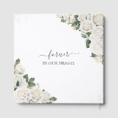 ホワイトローズフローラメモリアル葬儀フォト写真 ゲストブック (裏面)