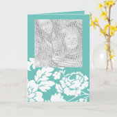 ホワイトローズフローラ母の日 カード (黄色い花)