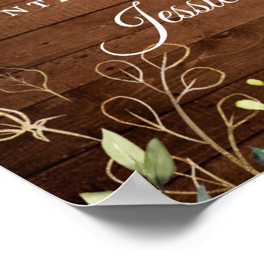 ホワイトローズフローラ結婚の開幕式 ポスター (角)