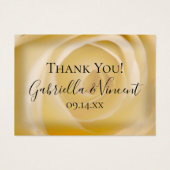 ホワイトローズフローラ結婚式の引き出物ラベル (正面)