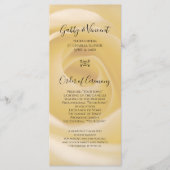 ホワイトローズフローラ結婚式 プログラム (正面)