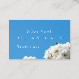 ホワイトローズフローラ英国およびユーロの名刺 名刺