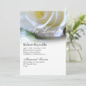 ホワイトローズフローラ追悼式 案内状 (スタンド正面)