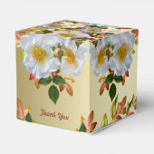 ホワイトローズフローラ金ゴールド優先ボックス フェイバーボックス (裏面サイド)