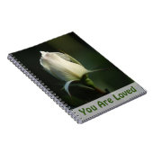 ホワイトローズブド ノートブック (右側)