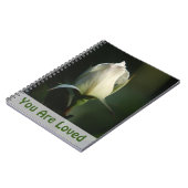 ホワイトローズブド ノートブック (左側)