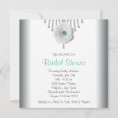 ホワイトローズブライダルシャワー 招待状 (裏面)