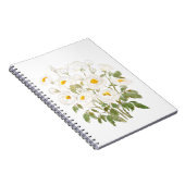 ホワイトローズブーケ水彩及びインク ノートブック (右側)