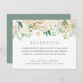 ホワイトローズブーケ | 受付招待状 招待状 (正面/裏面)