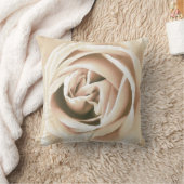 ホワイトローズプリント クッション (ブランケット)