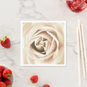 ホワイトローズプリント スタンダードカクテルナプキン (インサイチュ)