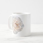 ホワイトローズマグ コーヒーマグカップ (正面左)