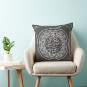 ホワイトローズマンダラ – 枕 (椅子)