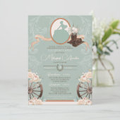 ホワイトローズミントチャロエレガントウェスタンキンセアニェラ 招待状 (スタンド正面)