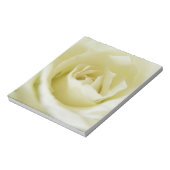 ホワイトローズメモ帳 ノートパッド (回転)