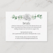 ホワイトローズユーカリプタス詳細エンクロージャカード エンクロージャーカード (正面)