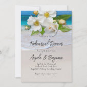 ホワイトローズリハーサルディナートロピカルビーチ 招待状 (正面)