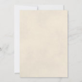 ホワイトローズロマンスペインのコランゲージボダ結婚ズ 招待状 (裏面)