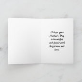 ホワイトローズヴィンテージを見る母の日 シーズンカード (内部)