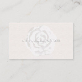 ホワイトローズ名刺テンプレート 名刺