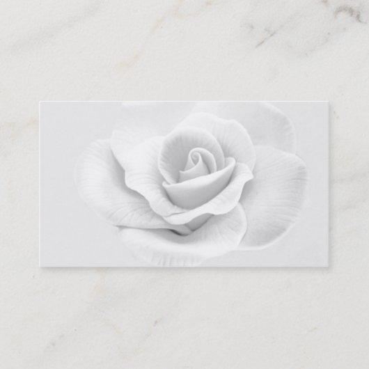 ホワイトローズ名刺 名刺 (裏面)