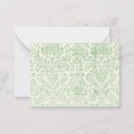 ホワイトローズ悔やみや弔慰エンクロージャカード ノートカード (裏面)