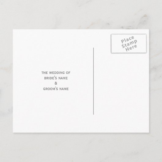 ホワイトローズ日付はがきを保存 案内ポストカード (裏面)