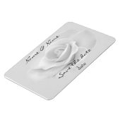 ホワイトローズ日付磁石を保存 マグネット (左側)