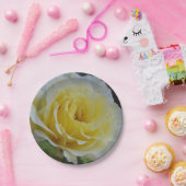 ホワイトローズ紙プレート ペーパープレート (パーティー)