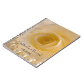 ホワイトローズ結婚とパールズゲストブック ノートブック (左側)