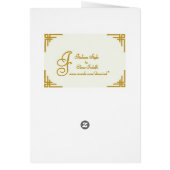 ホワイトローズ結婚のメニュー (裏面)