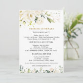 ホワイトローズ結婚ズウィークエンド旅程招待状 招待状 (スタンド正面)