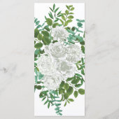 ホワイトローズ結婚フローラクラシック メニュー (裏面)