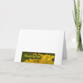 ホワイトローズ結婚式招待状 サンキューカード (裏面)