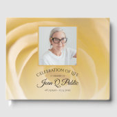 ホワイトローズ花お祝い記念碑 ゲストブック (正面)